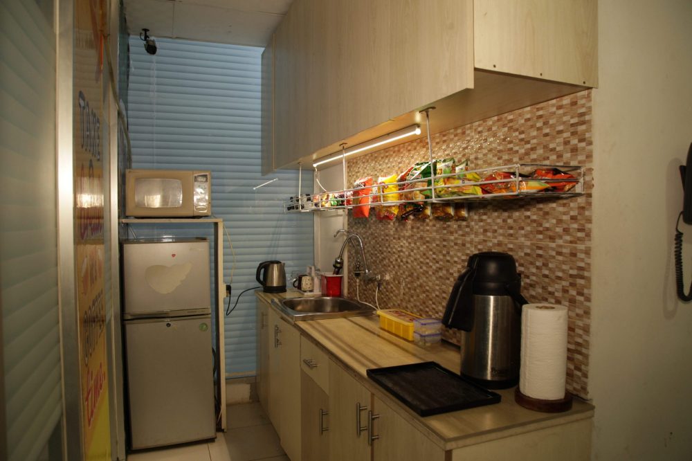 The shared pantry at Profficio